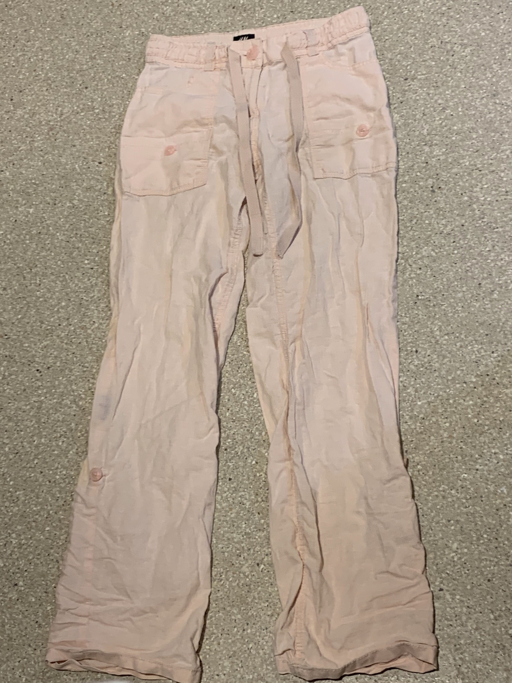#774 "H&M" Light Pink Drawstring Lounge Pants